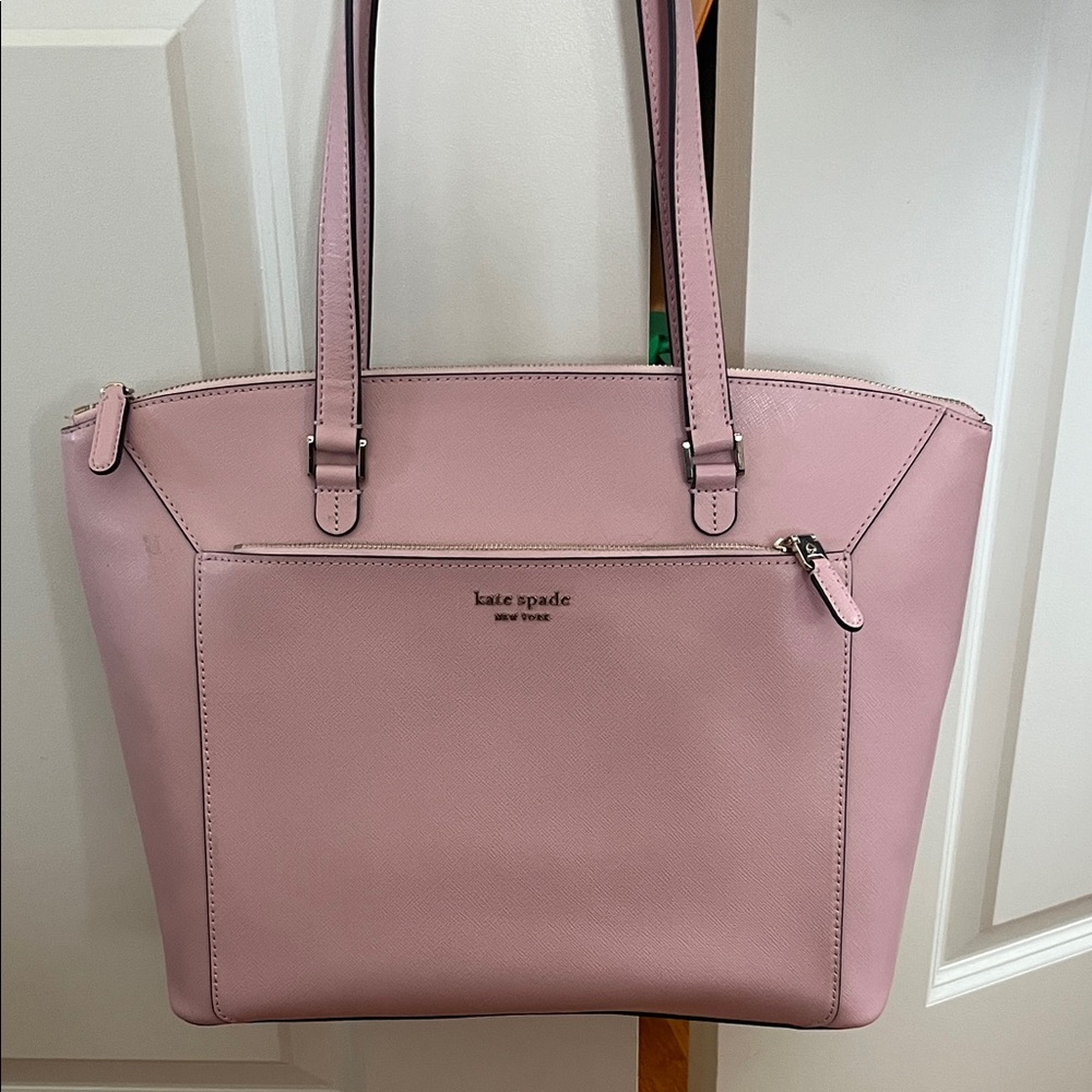 kate spade Pink Saffiano Leather Tote